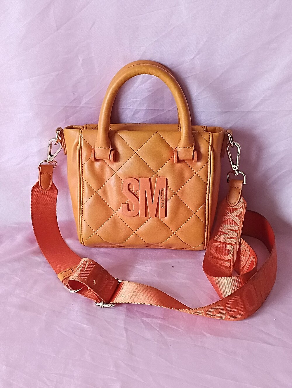 Steve Madden Satchel Crossbody Bag Mango LOVE